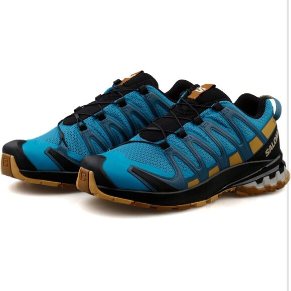 Salomon(MEN) Size:14 XA PRO 3D v8 Barrier Reef/Fall Leaf/Bronze Brown
